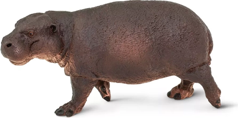 Figurine d’hippopotame pygmée du Libéria Safari Ltd.