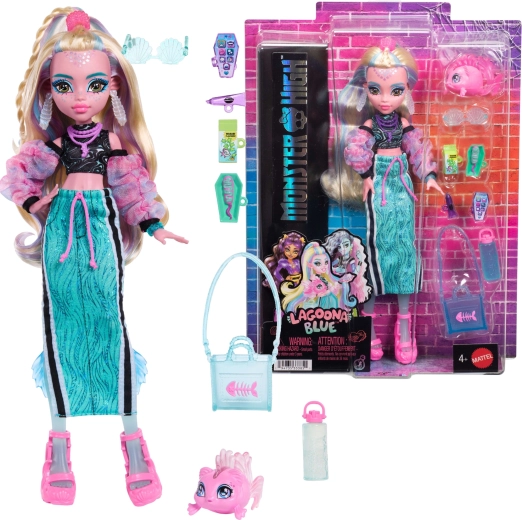 Poupée Monster High Lagoona Blue avec accessoires