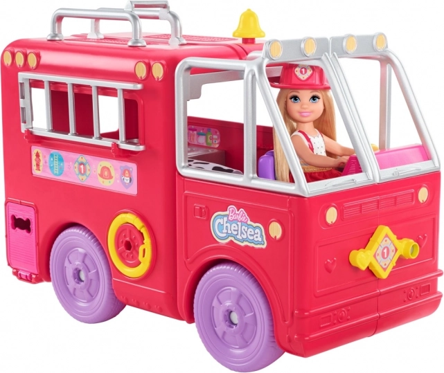 Camion de pompiers Barbie Chelsea