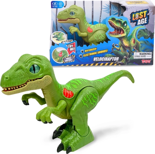 Raptor dinosaure marcheur 26 cm
