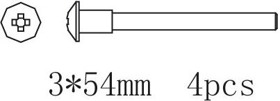Kit d'axes de bras de suspension pour Voltage, Major, Tiger, Hoolk et Infect-Liq