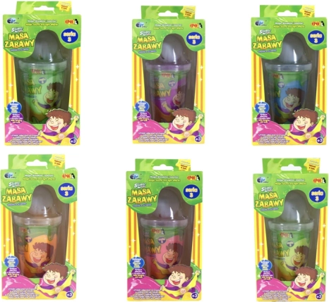 Slimy slime avec bille lumineuse