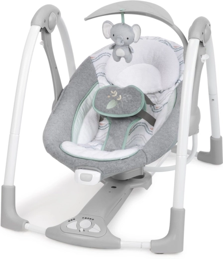 Ingenuity balancelle et transat bébé convertible 2-en-1 Swell avec vibrations et mélodies