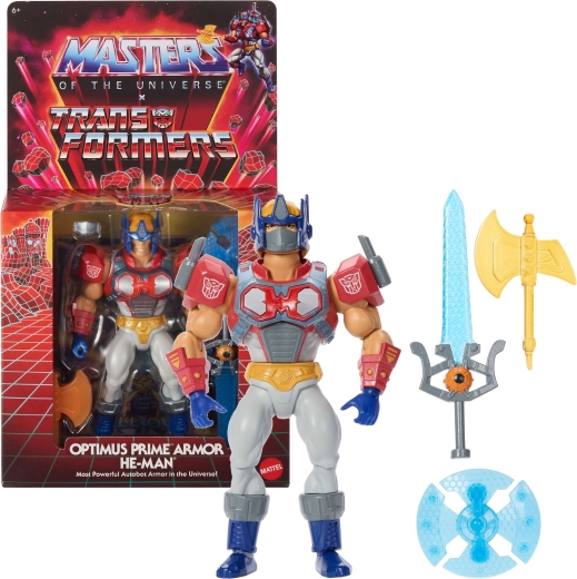 Masters of the Universe Origins x Transformers figurine Optimus Prime 14 cm
