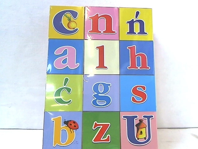 Cubes éducatifs illustrés Adamigo, 12 pièces