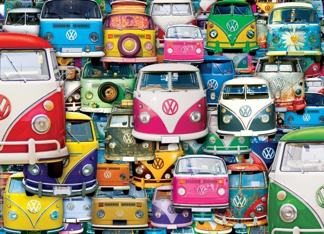 Puzzle Volkswagen Bus Funky Jam 1000 pièces