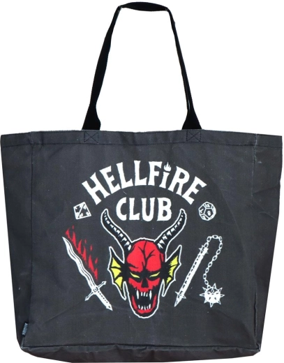 Sac cabas en tissu XL Stranger Things Hellfire Club - 1 pièce