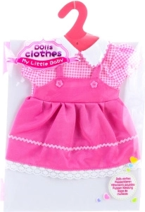 Robe rose pour poupée 22 × 22 cm