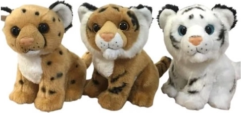 Tigre blanc ou guépard brun 16 cm