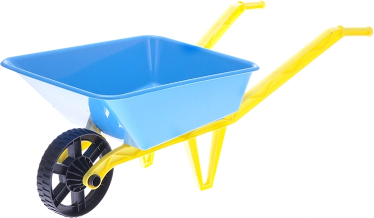 Brouette pour enfants en plastique pour le sable 72 × 29 × 25 cm – bleu
