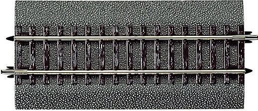 Roco Line rail droit avec ballast