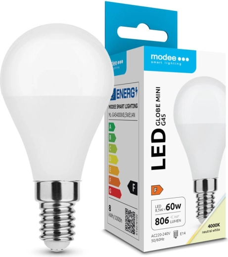 Modee ampoule LED Globe Mini G45 8,5 W E14 806 lm blanc neutre