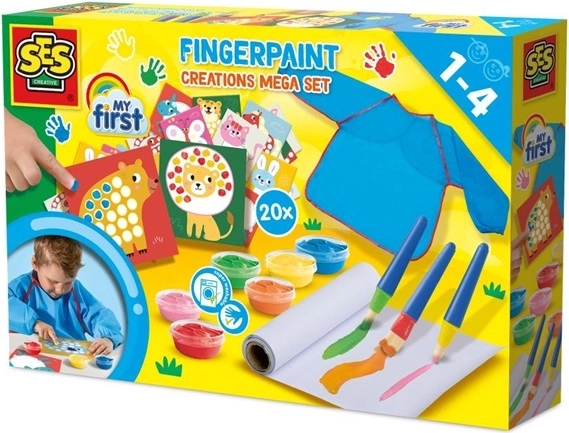 SES Creative My First méga set de peinture au doigt