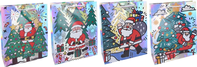 Sac cadeau de Noël S - 1 pièce