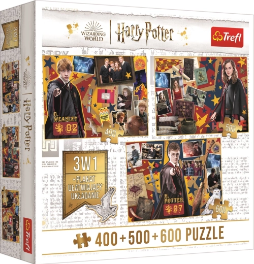 Puzzle Harry Potter, Ron et Hermione 3 en 1