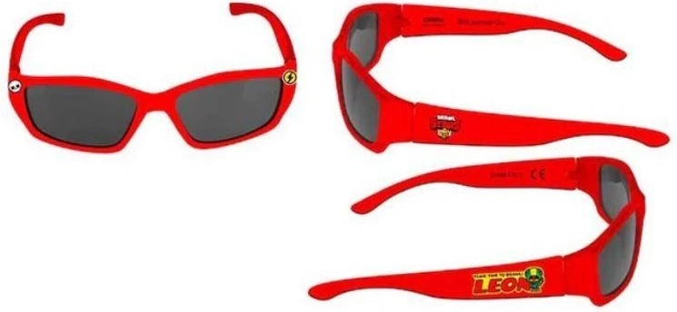 Lunettes de soleil Brawl Stars pour enfants rouges - 1 pièce