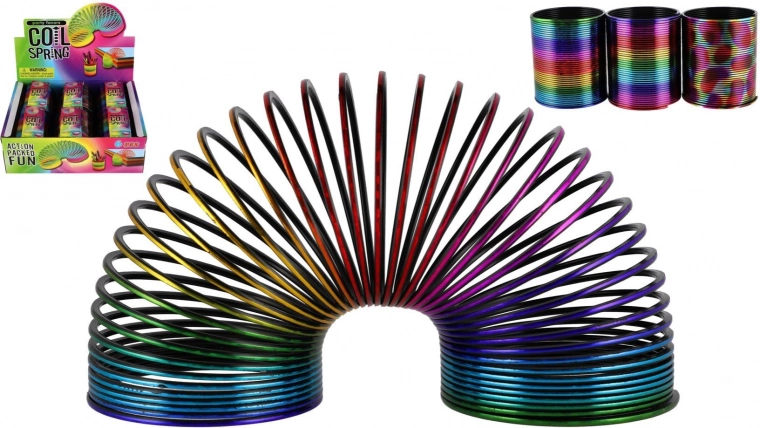 Spirale en plastique colorée 8,5 cm