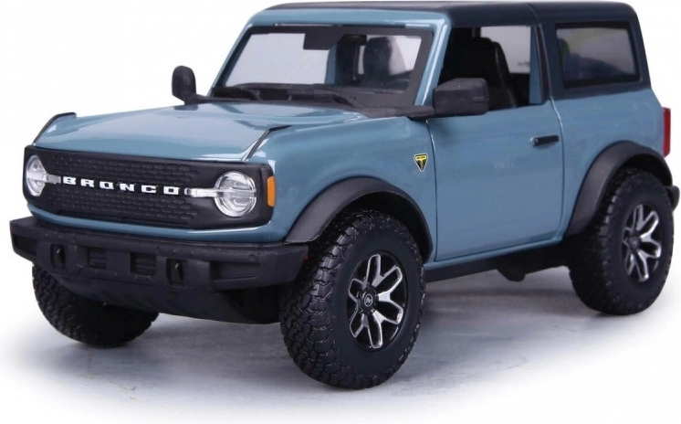 Modèle composite Ford 2021 Bronco Badlands bleu 1:24