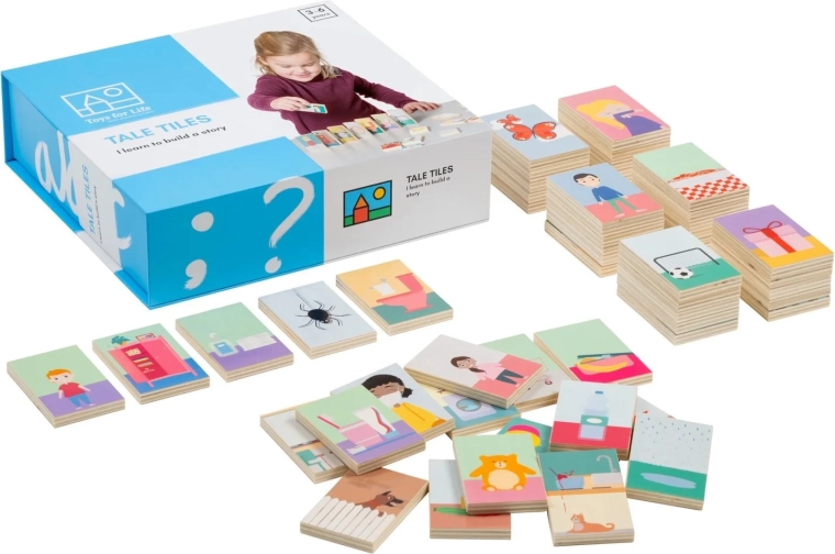 Toys for Life – histoire à composer avec des cubes en bois
