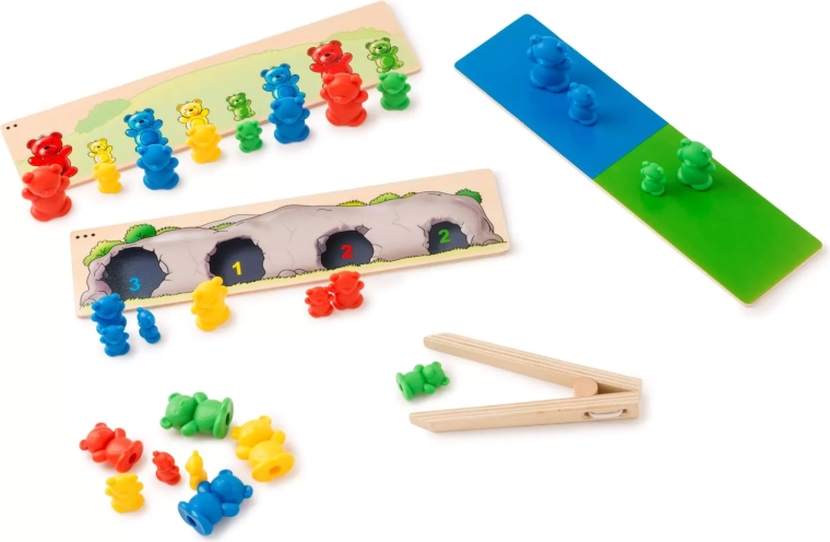 Toys for Life tri des oursons par couleur et par taille