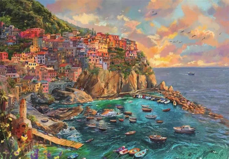 Clementoni puzzle Manarola peinte 2000 pièces