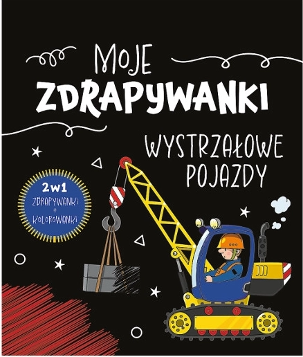 Cahier créatif à gratter Moje zdrapywanki : véhicules explosifs (polonais) - 1 pièce