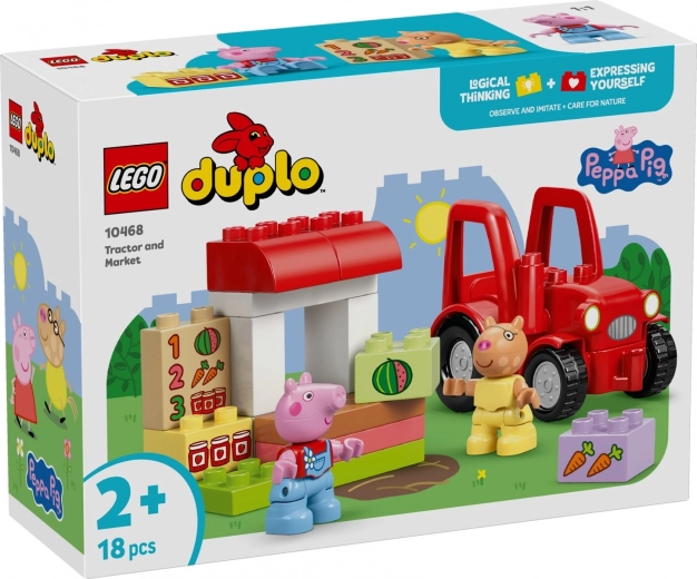 LEGO DUPLO PEPPA PIG tracteur et marché (10468)