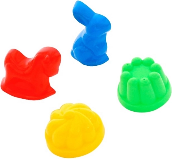 Set de moules à sable – lapin et cheval, 2 pcs