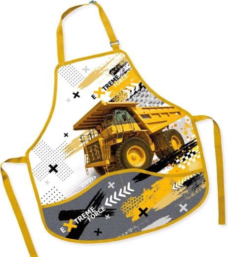 Tablier enfant pour les arts plastiques Camion 50 × 55 cm - 1 pièce