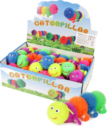 Chenille puffer extensible 16 cm