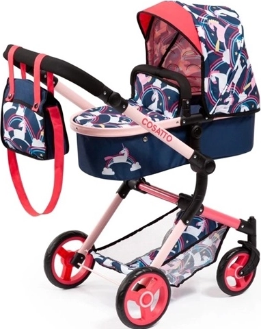 Poussette combinée pour poupées Bayer Neo Vario licorne