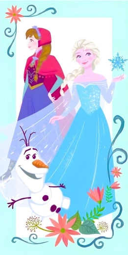 Serviette de bain Frozen - 1 pièce