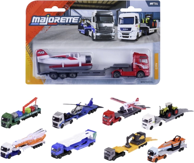 Camion métallique avec semi-remorque - 1 pièce