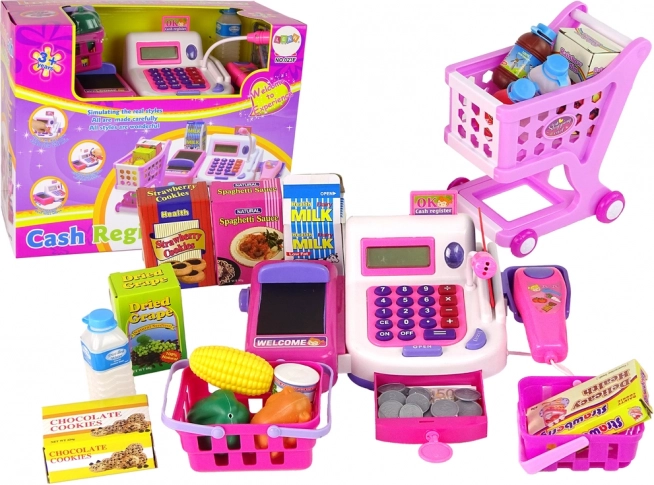 Caisse enregistreuse pour enfants avec calculatrice