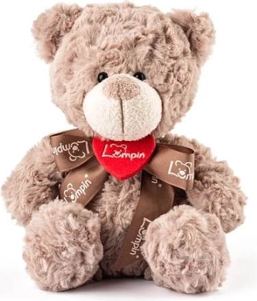 Ours en peluche Lumpin avec nœud 28 cm
