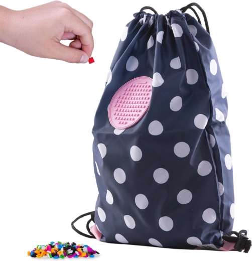 Sac à dos Pixie Crew bleu à pois blancs