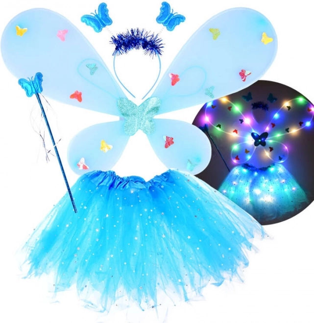 Magnifique Costume Papillon Lumineux pour Petite Fée