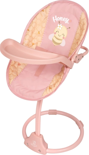 Chaise haute multifonction et balancelle pour poupées DeCuevas 3 en 1 Honey