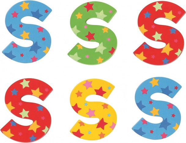 Bigjigs Toys lettre en bois Étoile S