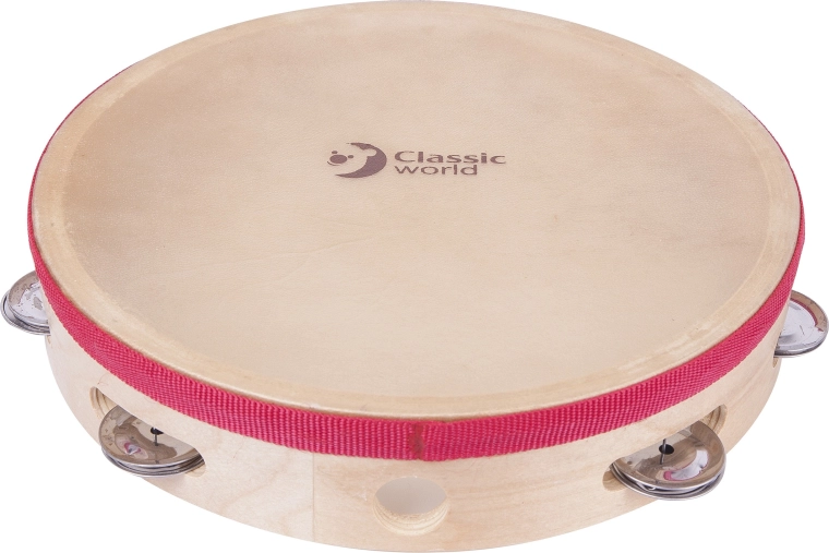 Tambourin pour enfants Classic World 25 cm