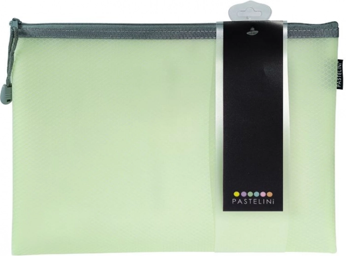 Enveloppe avec zip A4 Pastelini vert