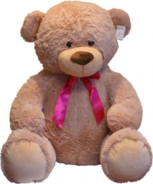Ourson Norbert en peluche beige 75 cm