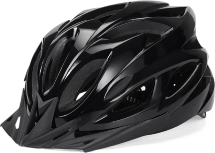 casque de cyclisme Race avec lampe et réglage, noir