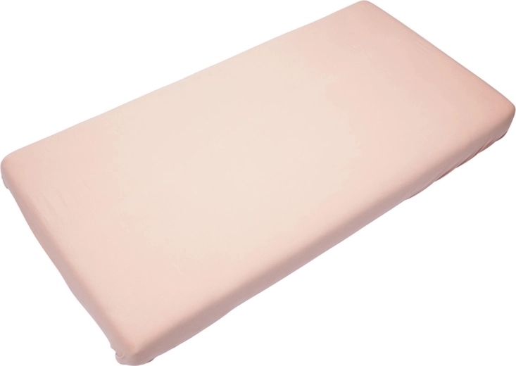 Drap-housse en bambou Timboo Soft 40 × 90 cm Misty Rose