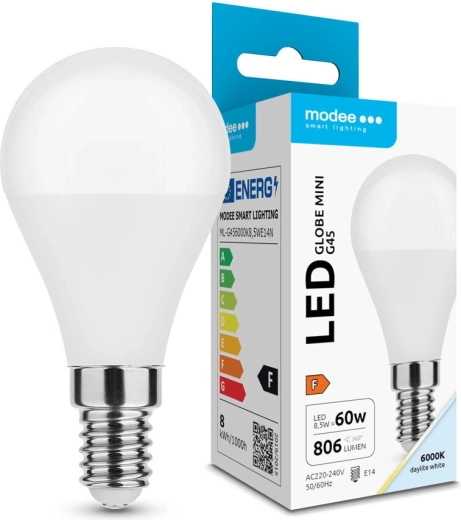 Modee LED ampoule Globe Mini G45 8,5 W E14 806 lm blanc froid