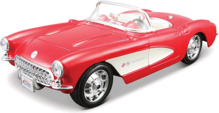 Maisto 1957 Corvette kit de montage de voiture 1:24