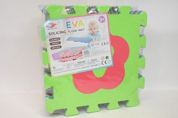 Tapis puzzle en mousse 10 grandes pièces