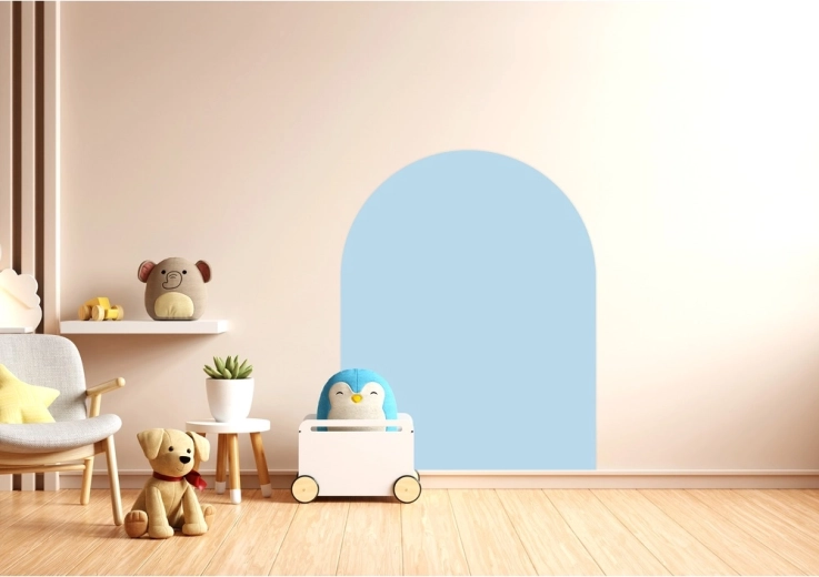 Film mural magnétique Cleverclixx Clever Blue 95 × 75 cm