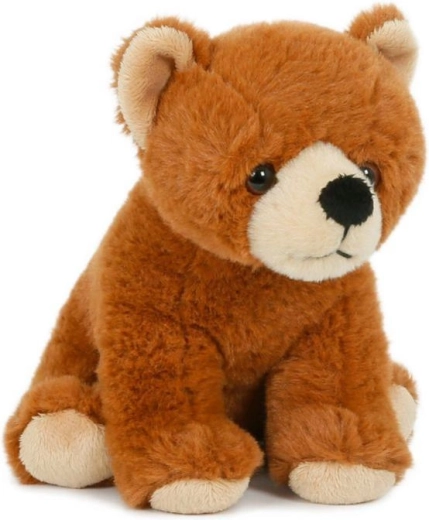 Ours en peluche brun assis 19 cm