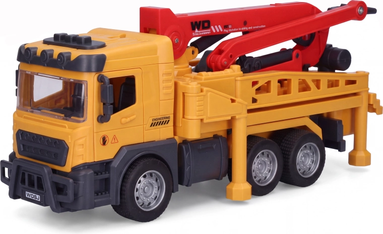 Camion de chantier avec tuyau d’arrosage de 28 cm